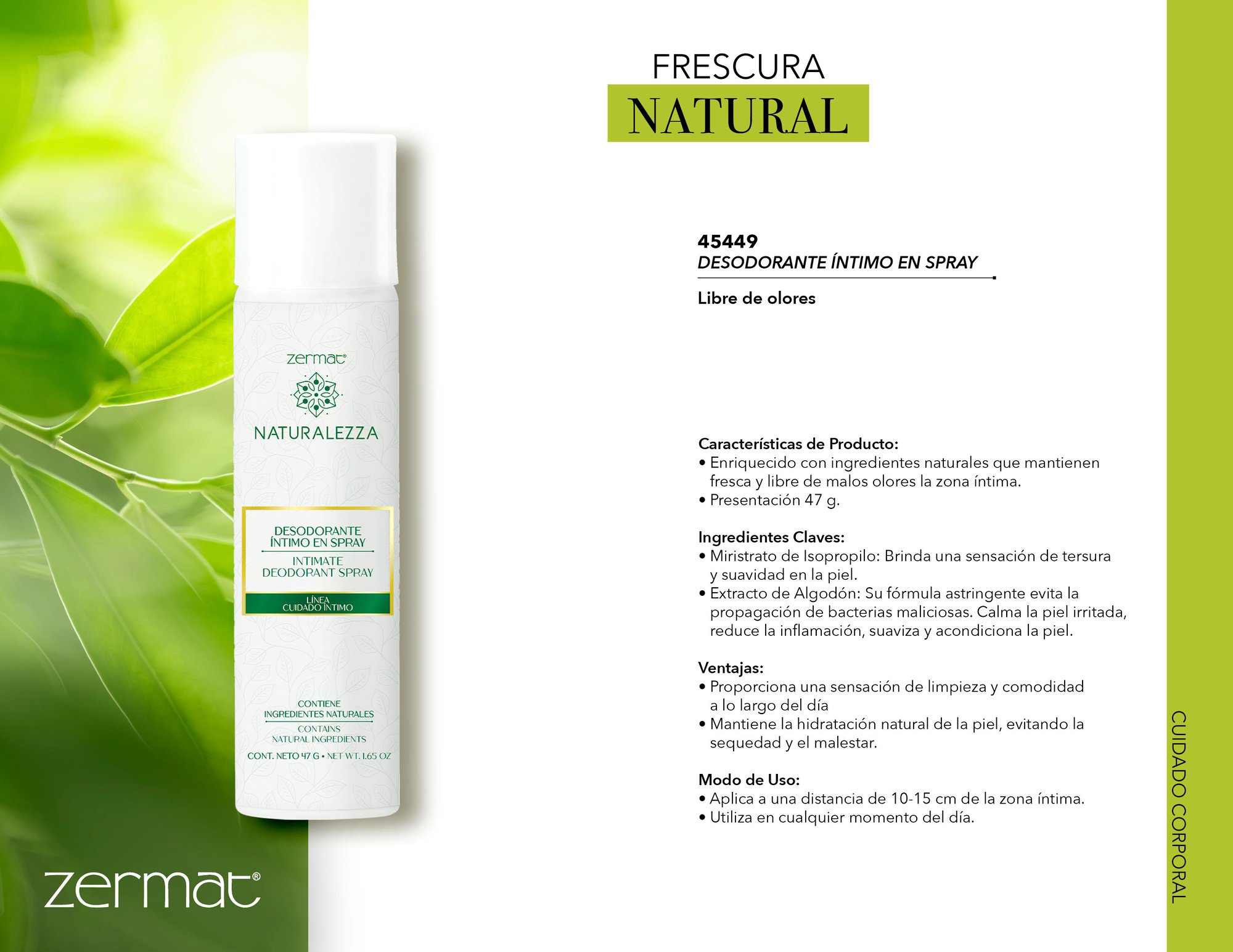 FICHAS PRODUCTO CUIDADO CORPORAL